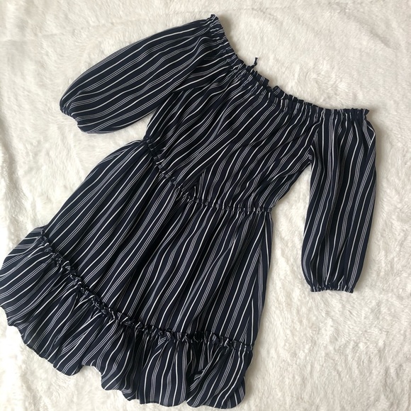 Bb Dakota Mckenna Dress in Navy - Picture 6 of 7